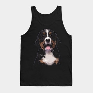 Sleek and Swiss Bernese Elegance, Tee Triumph for Dog Devotees Tank Top